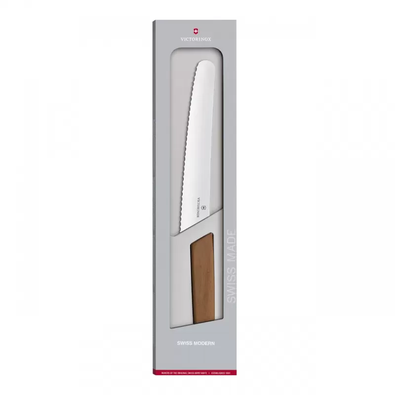Victorinox Swiss Modern Bread & Pastry Knife 22cm | Wood
