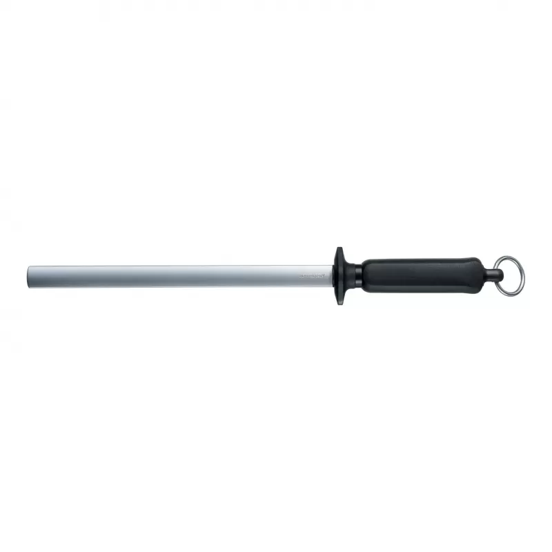 Victorinox Oval Diamond Coated Sharpening Steel Black | 26cm