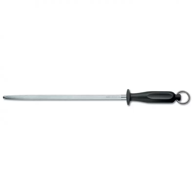 Victorinox Butcher Sharpening Steel Oval Middle Fine Cut Black | 30cm