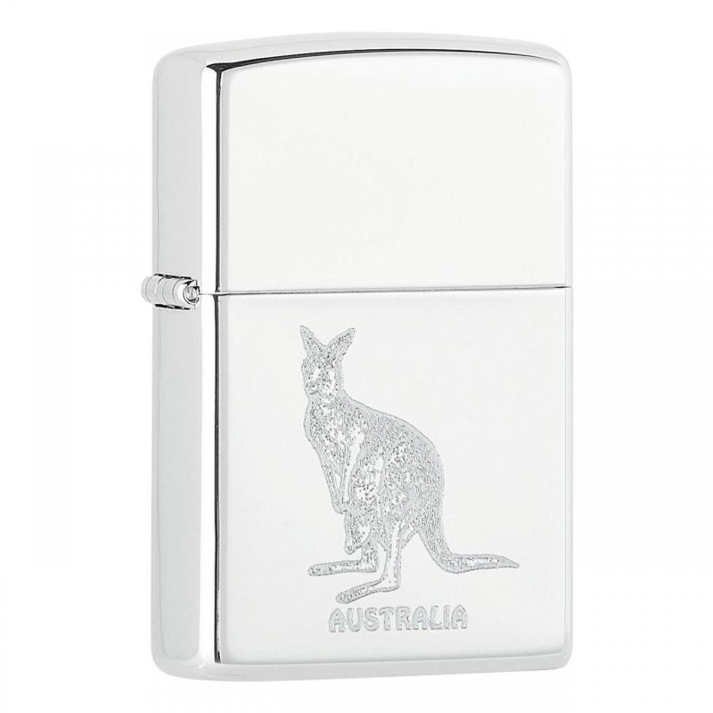 Zippo Australian Kangaroo | Chrome