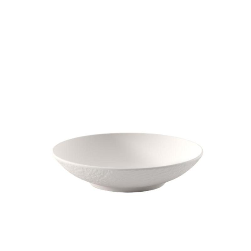 Villeroy and Boch Manufacture Rock Blanc Flat Bowl | 430ml