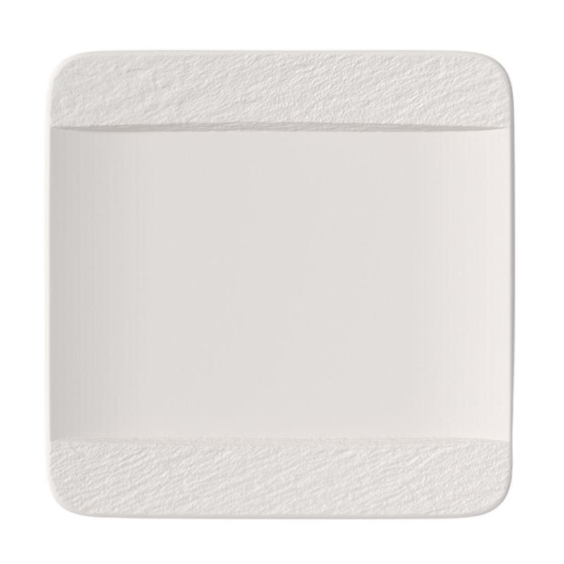 Villeroy and Boch Manufacture Rock Blanc Dinner Plate | 27.9x27.9cm