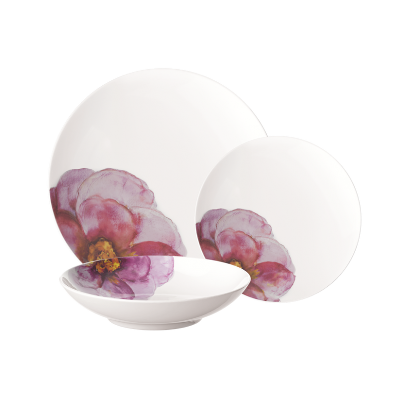 Villeroy and Boch Rose Garden Dinner Set | 12 Piece