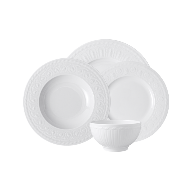 Villeroy and Boch Cellini Dinner Set | 4 Piece