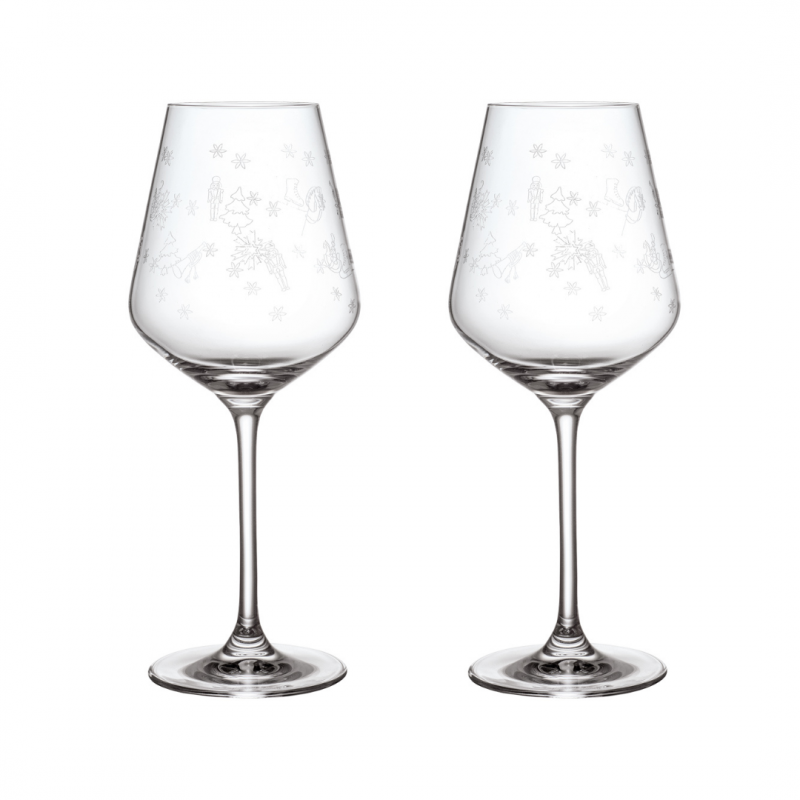 Villeroy and Boch Christmas Toy's Delight Red Wine Goblet 200ml | Set of 2