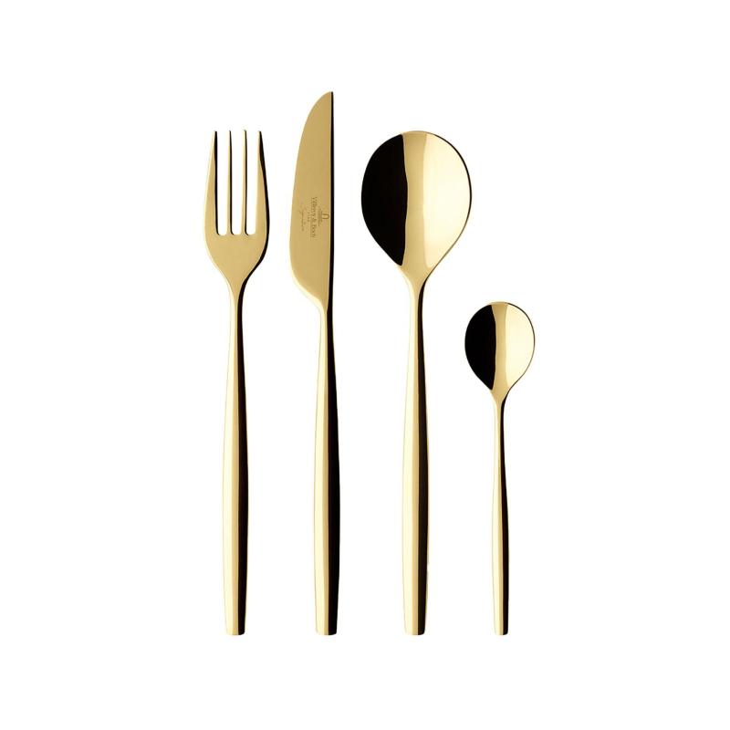 Villeroy and Boch MetroChic d'Or Cutlery Set | 24 Piece