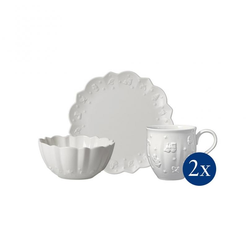 Villeroy and Boch Christmas Toy's Delight Royal Classic Breakfast Set | Set of 6