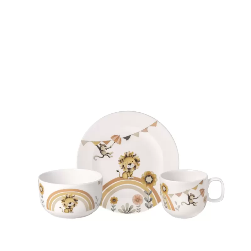 Villeroy and Boch Roar Like A Lion Children Dinner Set | 3 Piece
