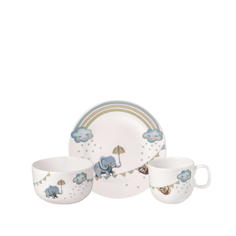 Villeroy and Boch Walk Like An Elephant Children Dinner Set | 3 Piece
