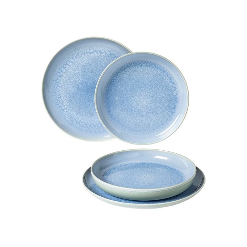 Villeroy and Boch Crafted Blueberry Dinner Set | 4 Piece