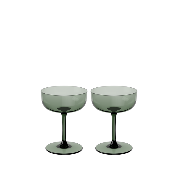 Villeroy and Boch Like Sage Champagne Coupe/Dessert Bowl 120ml | 2 Piece