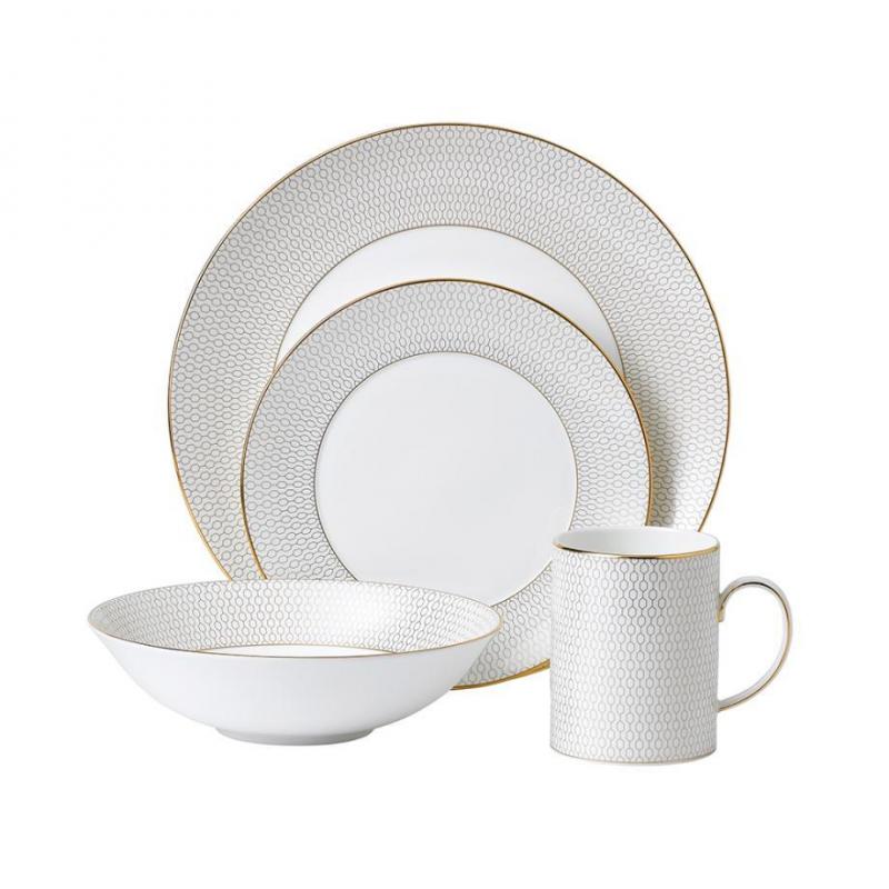 Wedgwood Gio Gold Dinner Set | 4 Piece