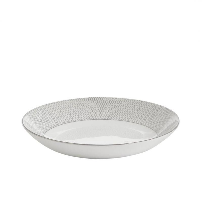 Wedgwood Gio Platinum Pasta Bowl | 24cm
