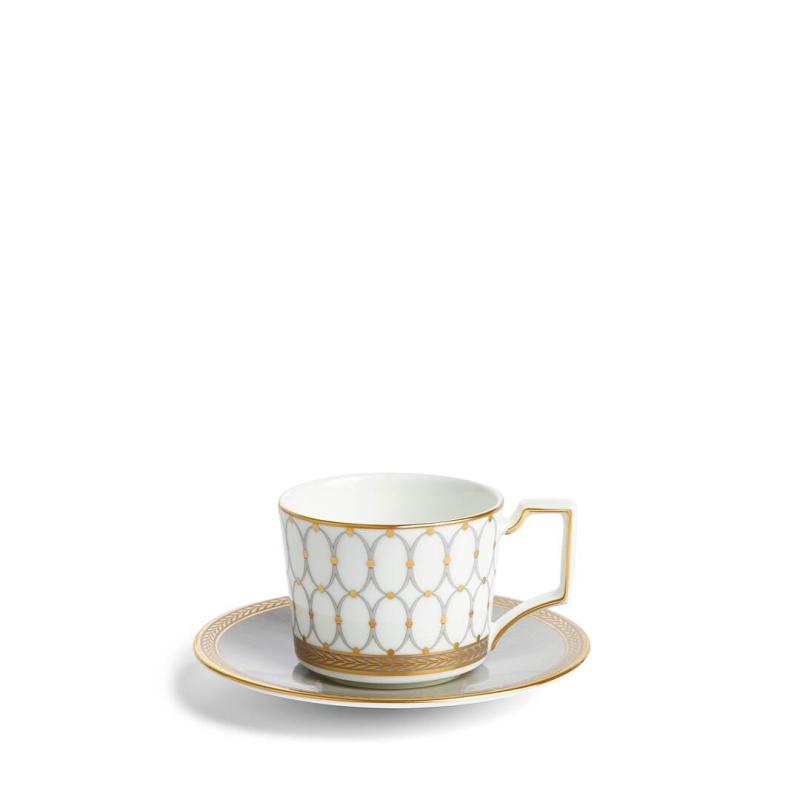 Wedgwood Renaissance Grey Coffee Cup & Saucer | 70ml