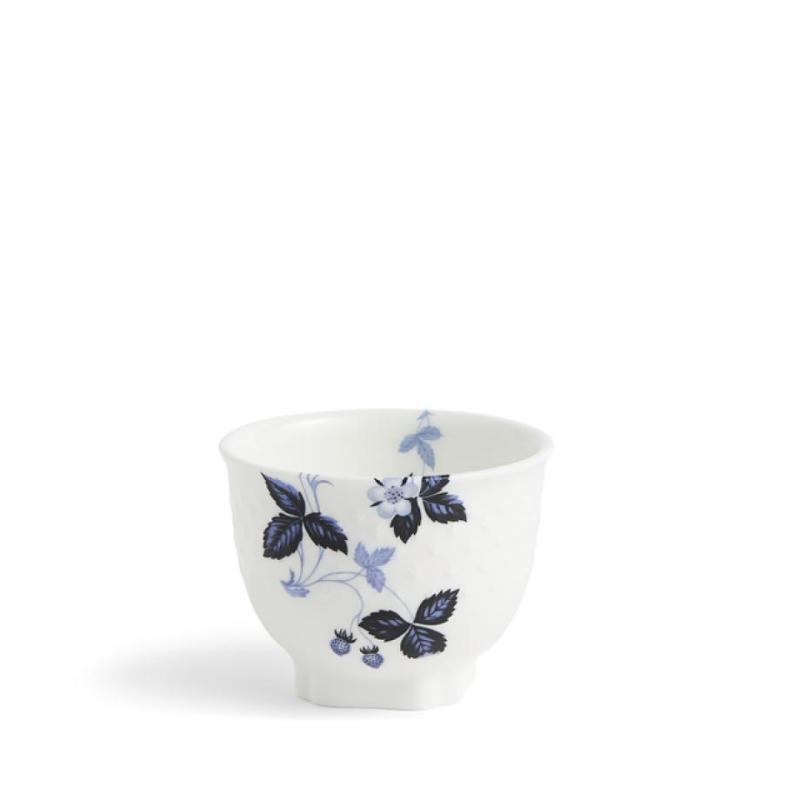 Wedgwood Wild Strawberry Inky Blue Tea Bowl | 8cm