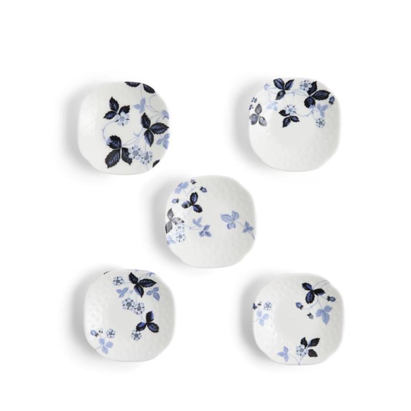 Wedgwood Wild Strawberry Inky Blue Soy Dish | 5 Piece
