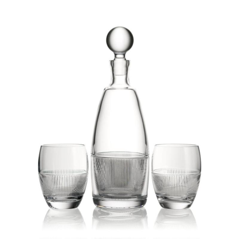 Wedgwood Helia Colonnade Decanter Set | Decanter & 2 Tumblers