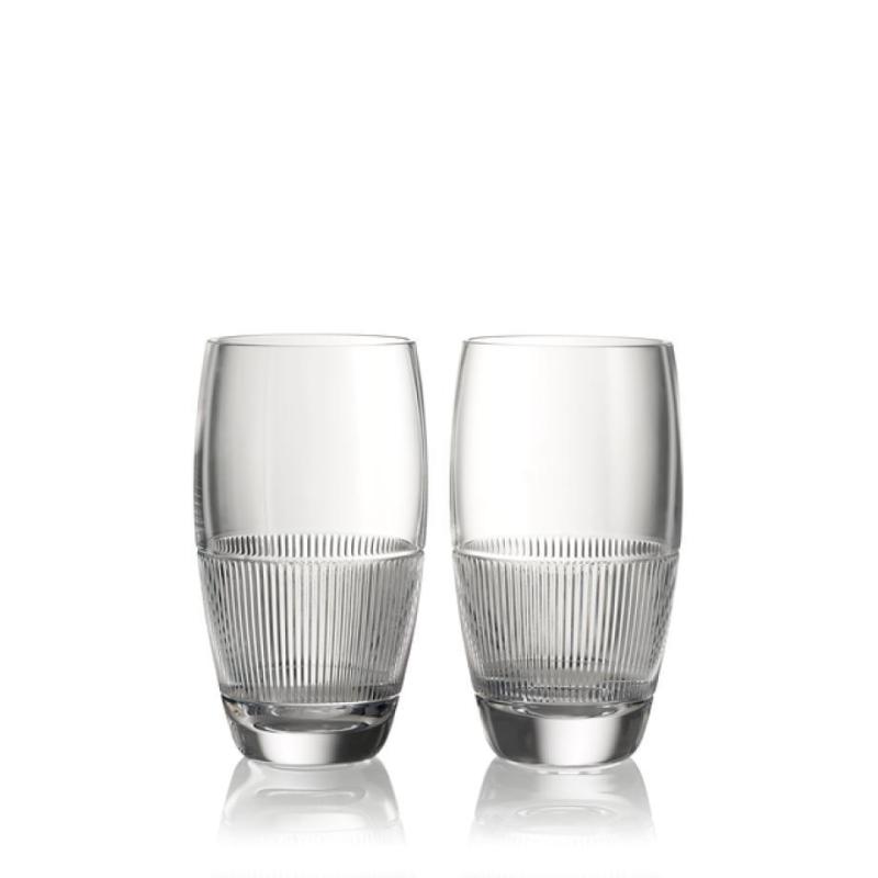 Wedgwood Helia Colonnade Highball Glass 510ml | 2 Piece