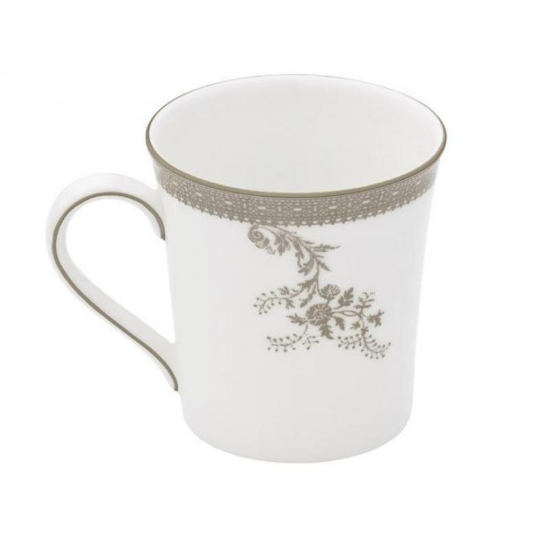 Wedgwood Vera Wang Lace Platinum Mug | 290ml