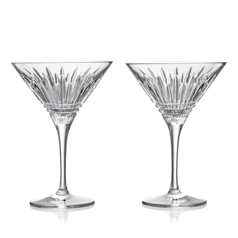 Waterford Lismore Diamond Martini 250ml | 2 Piece