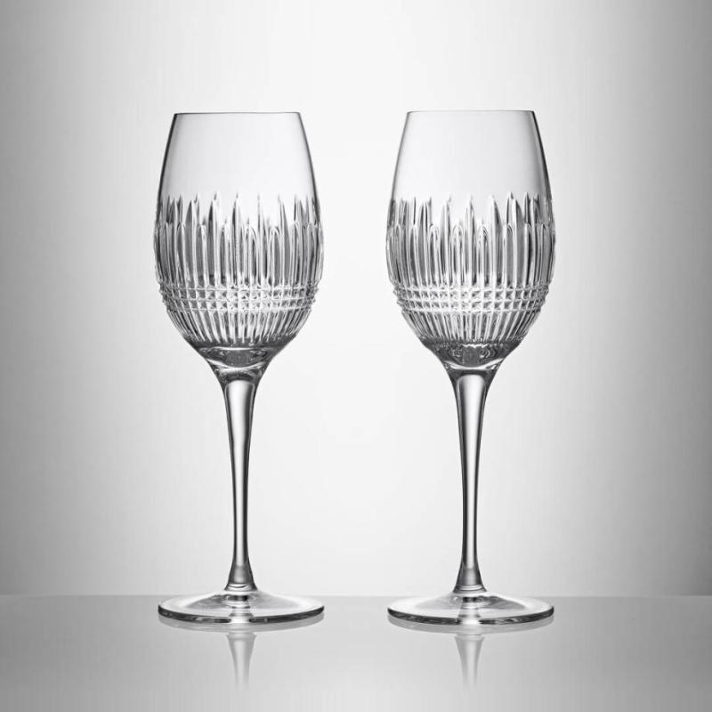 Waterford Lismore Diamond Essence White Wine 460ml | 2 Piece