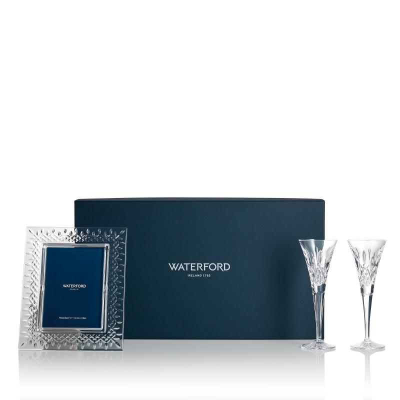Waterford Lismore Picture Frame & Toasting Flute | 3 Piece