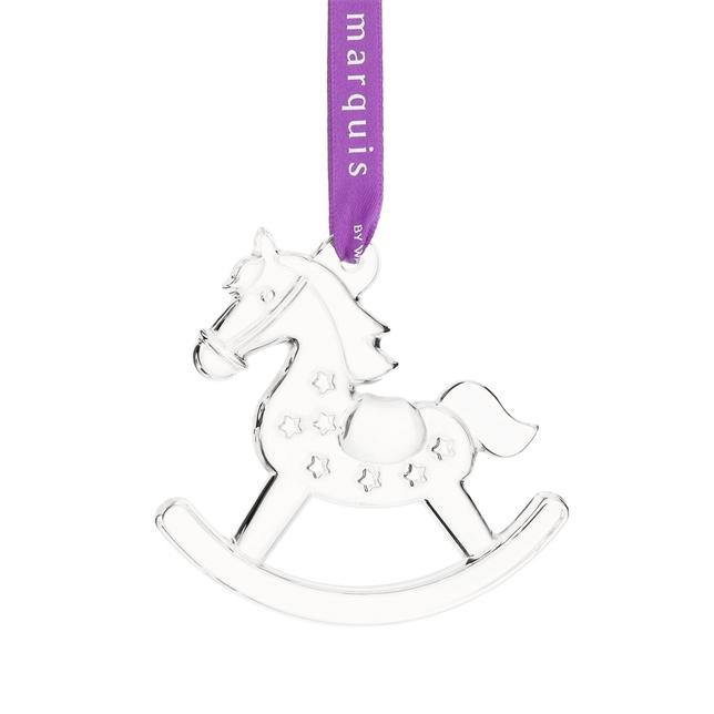 Marquis by Waterford Holiday Ornament | Rocking Horse