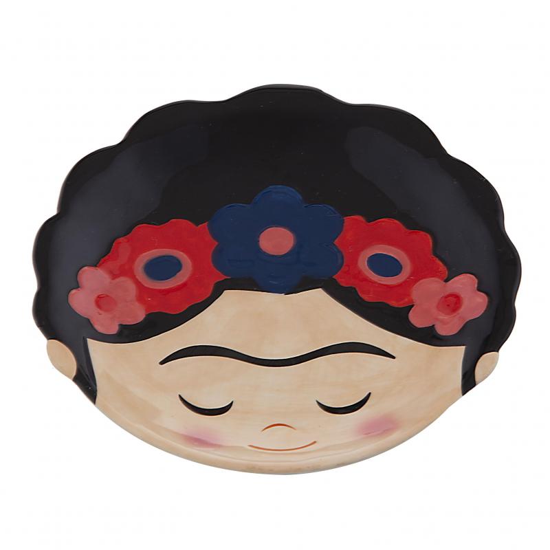 Emporium Frida Trinket Plate Multi 13x13x1cm