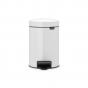Brabantia Pedal Bin Newicon 3L White | Soft Closing 