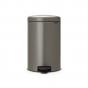 Brabantia Pedal Bin Newicon 5L Platinum | Soft Closing 