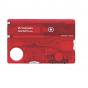 Victorinox Swiss Army Knife Cyber Lite LED Light Swisscard Red | 13 Functions