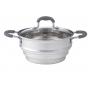 Davis & Waddell Argon Universal Steamer with Glass Lid Grey | 32x20x16cm
