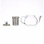 Leaf Bean Camellia Teapot with Filter Stainless Steel |21x12.5x12.5cm/4cup/800ml