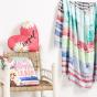 Bambury Desigual Heart Cushion | Blue Summer