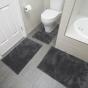 Bambury Microplush Giant Bath Mat 60 x 100cm Pewter