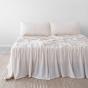 Bambury BedT Organica Sheet Set | King Single | Stone