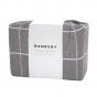 Bambury Acton Flannelette Quilt Cover Set | Queen | Grey