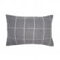 Bambury Acton Flannelette Quilt Cover Set | King | Grey