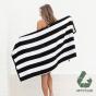 Bambury Cabana Stripe Beach Towel 75 x 150cm | Blue