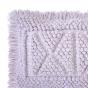 Bambury Asscher Cushion 30 x 60cm | Lilac