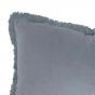 Bambury Velvet Cushion Filled 30x60cm | Steel Blue