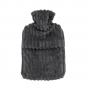 Bambury Channel Hot Water Bottle 2L | Charcoal