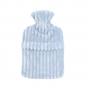 Bambury Channel Throw, Cushion & Hot Water Bottle Bundle Set 