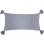 Bambury Ada Cushion 30 x 60cm Steel Blue