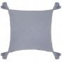 Bambury Ada Cushion 45 x 45cm Steel Blue