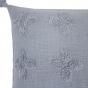 Bambury Ada Cushion 45 x 45cm Steel Blue