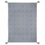 Bambury Ada Throw 130 x 170cm Steel Blue