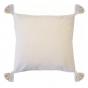 Bambury Blossom Square Cushion | Pearl
