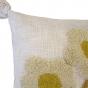 Bambury Blossom Square Cushion | Pearl