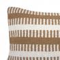 Bambury Mina Rectangle Cushion 30x50cm | Fawn